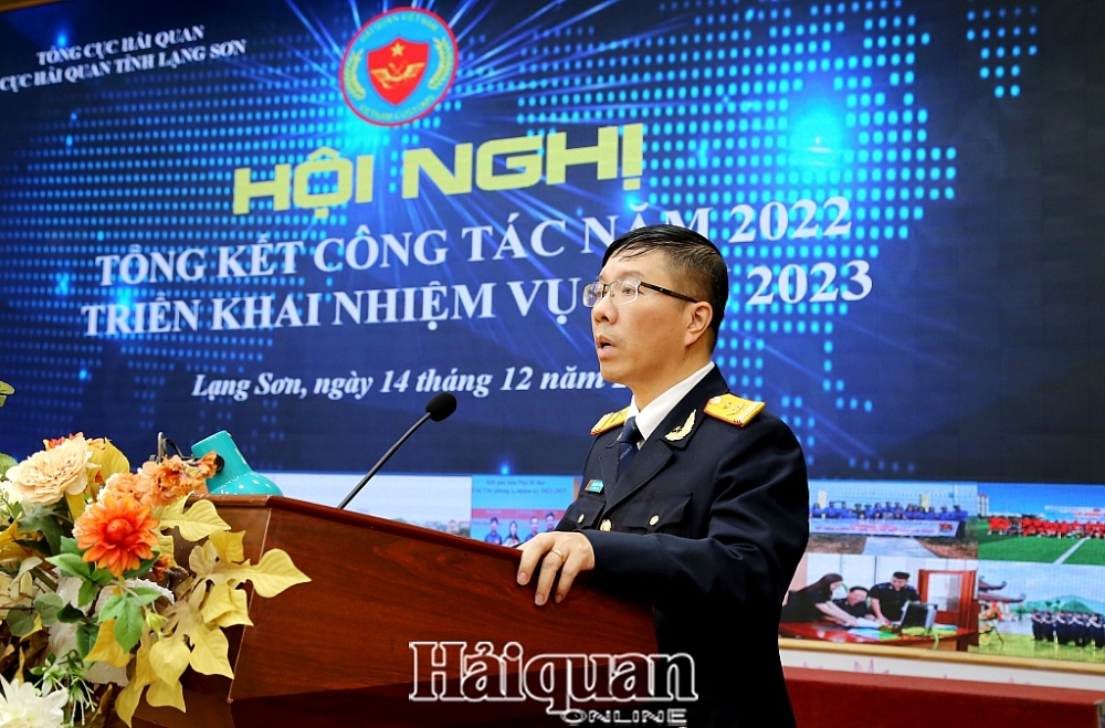 Phó Tổng cục trưởng Lưu Mạnh Tưởng phát biểu chỉ đạo tại hội nghị. Ảnh: H.Nụ