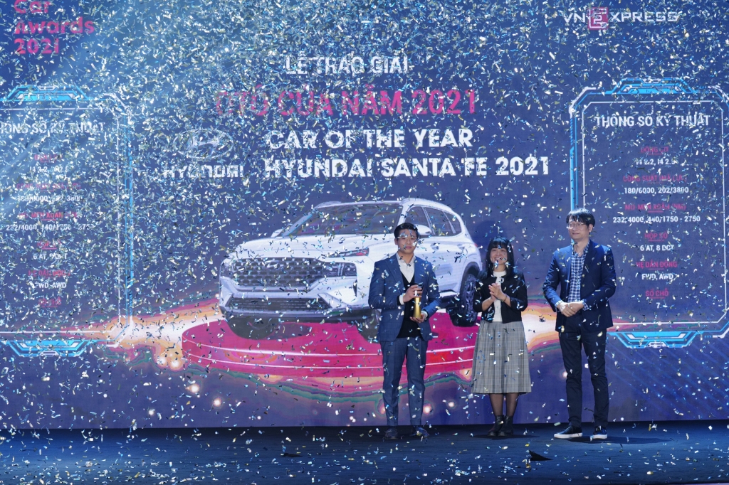 Lần đầu tiên bình chọn, Hyundai Santa Fe đạt giải ''Ô tô của năm''