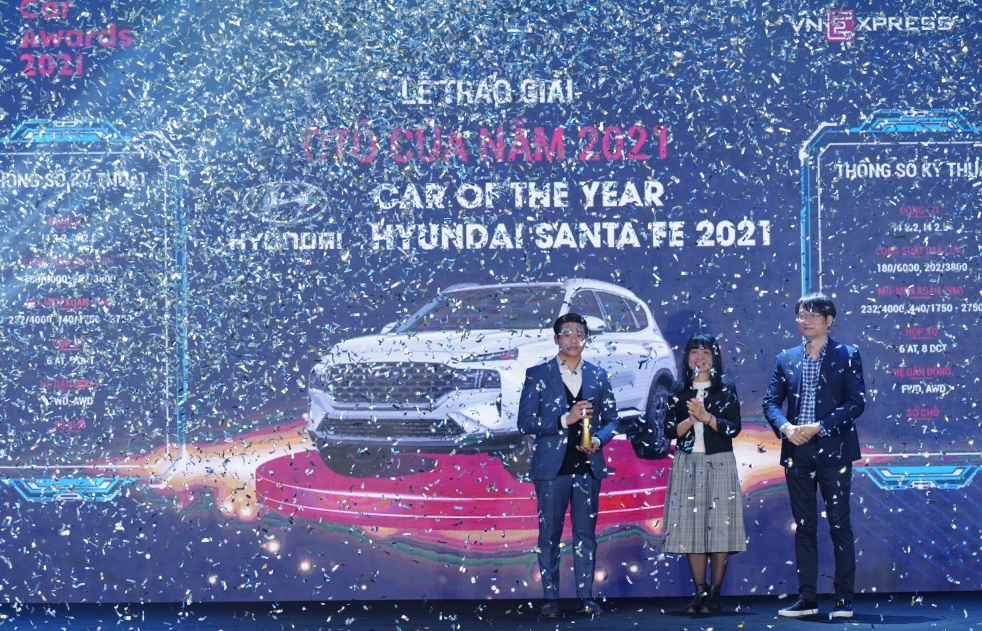 Lần đầu tiên bình chọn, Hyundai Santa Fe đạt giải ''Ô tô của năm''