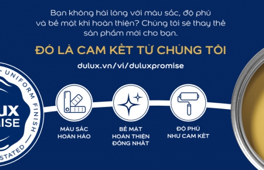 AkzoNobel cam kết về chất lượng sơn Dulux