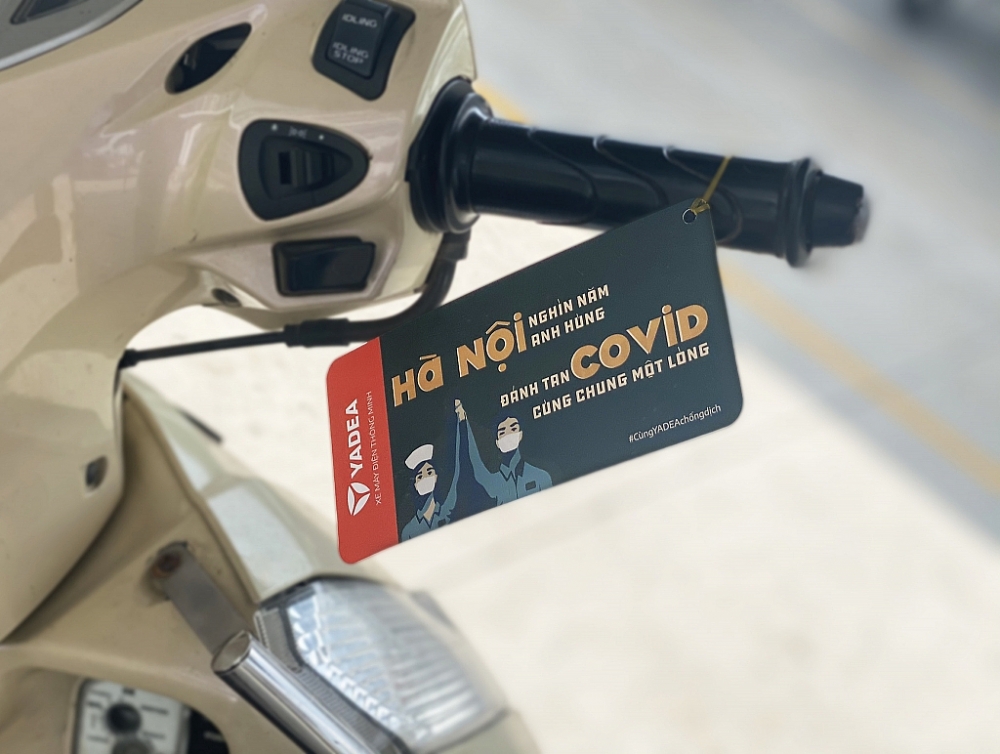 Khuyến khích “cất xe hạn chế ra đường” - hãng xe YADEA truyền tải thông điệp ý nghĩa mùa Covid