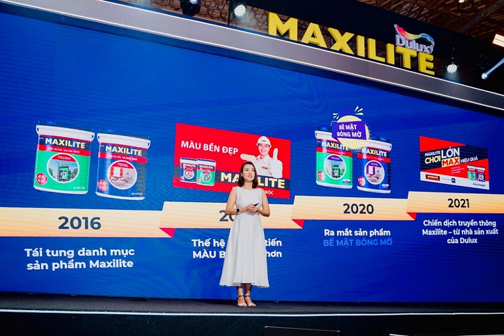 AkzoNobel nâng cấp nhận diện thương hiệu và giới thiệu danh mục sản phẩm Maxilite từ Dulux