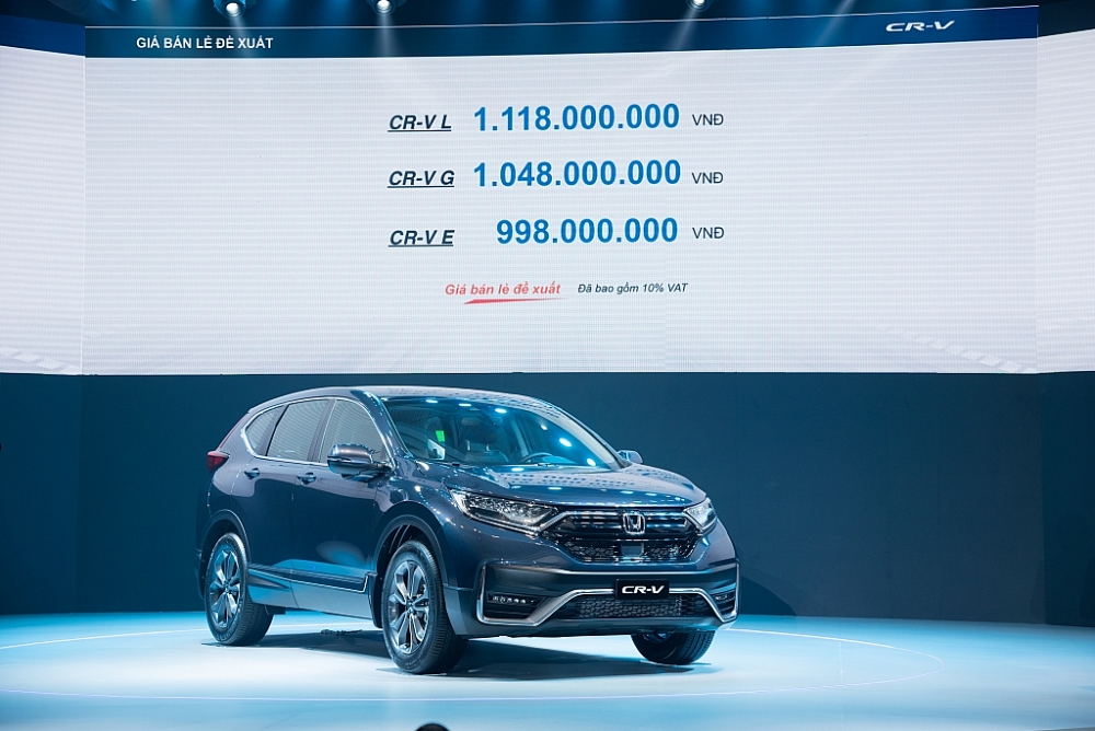 Lắp ráp trong nước, trang bị công nghệ tiên tiến, Honda CR-V 2020 có giá từ 998 triệu