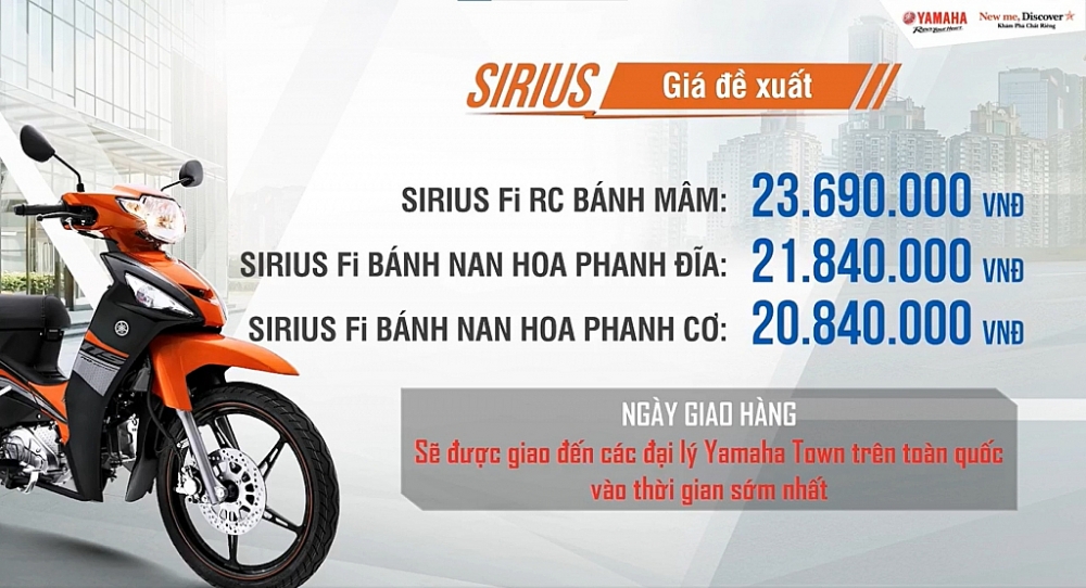 Giá từ 20,8 triệu đồng, huyền thoại trong làng xe số Yamaha Sirius Fi chính thức trở lại