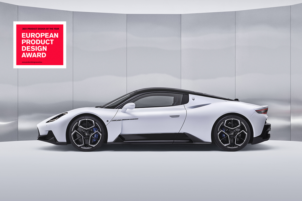 MC20 của Maserati đạt giải “Product Design of the Year” tại European Product Design Award 2021