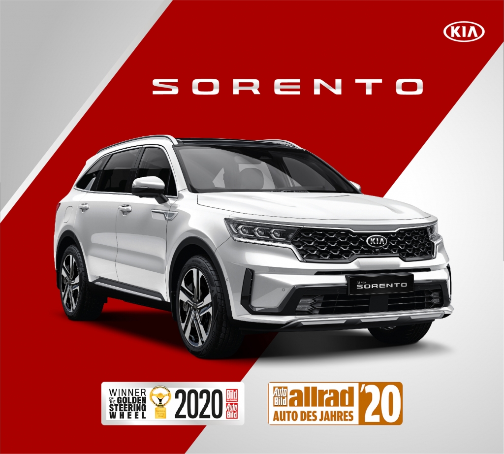 Kia Sorento bội thu giải thưởng quốc tế