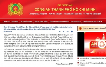 Công an TPHCM khởi tố, bắt giam Phạm Chí Dũng