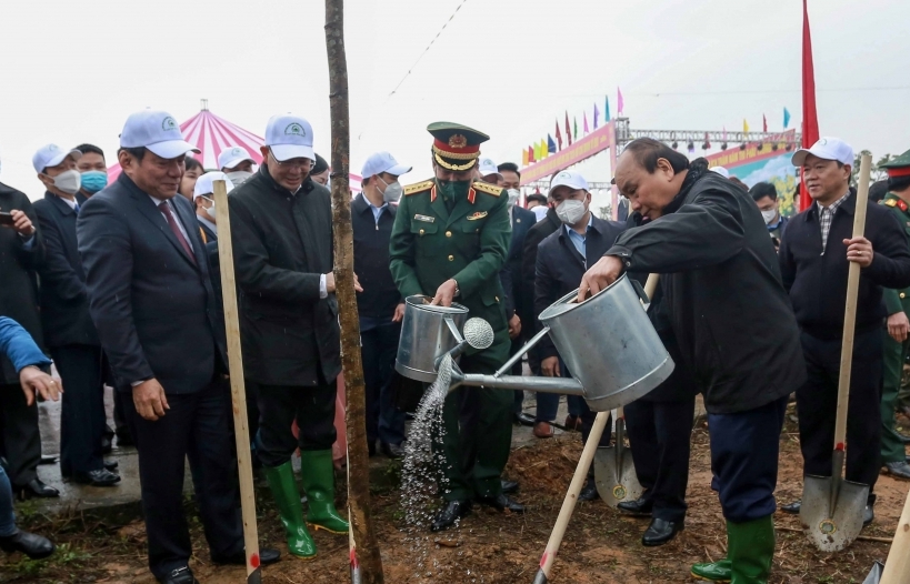 Chủ tịch nước Nguyễn Xuân Phúc phát động tết trồng cây