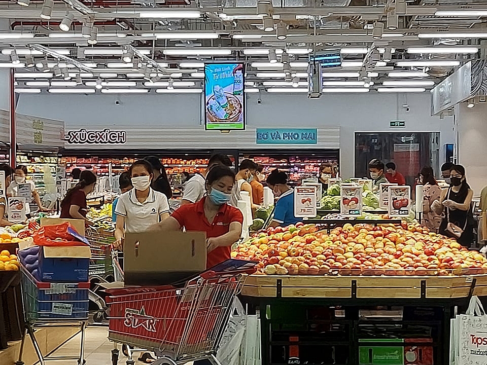 siêu thị Go! Market (Nguyễn Xiển, Thanh Trì, Hà Nội) . Ảnh: Nguyễn Thanh