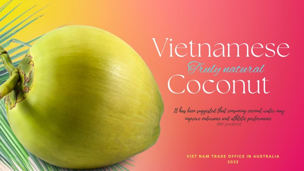 Xuất khẩu tăng mạnh, dừa Việt xuất hiện tại siêu thị lớn nhất Australia
