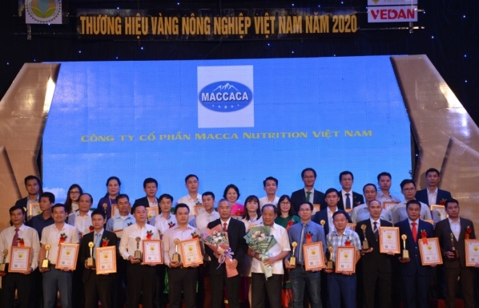 Tôn vinh 80 thương hiệu vàng nông nghiệp Việt Nam 2020