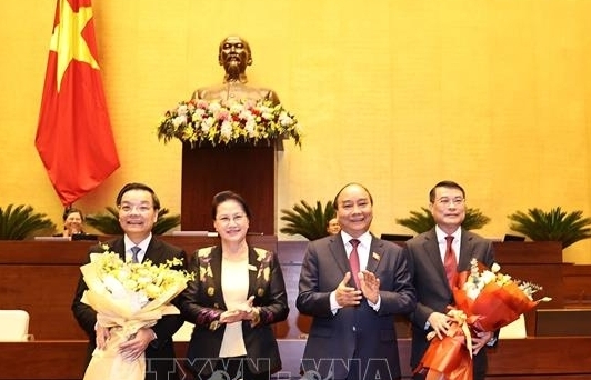 Quốc hội phê chuẩn miễn nhiệm ông Chu Ngọc Anh và ông Lê Minh Hưng