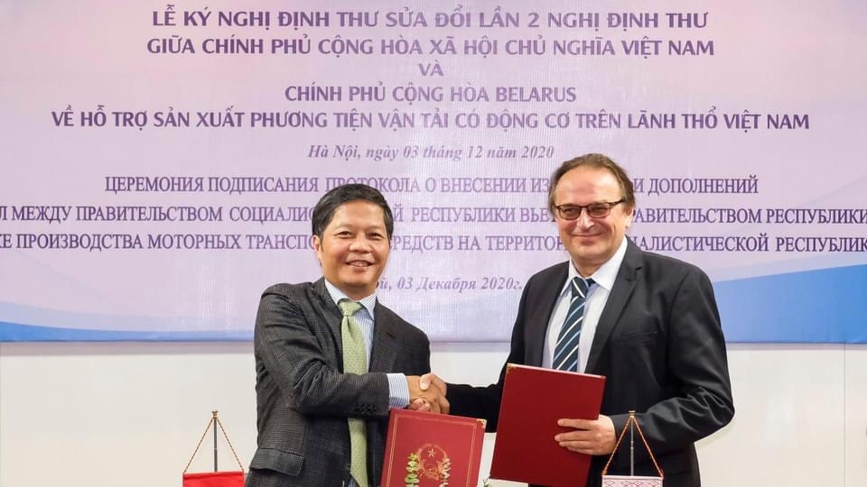 Việt Nam-Belarus thúc đẩy hợp tác sản xuất ôtô
