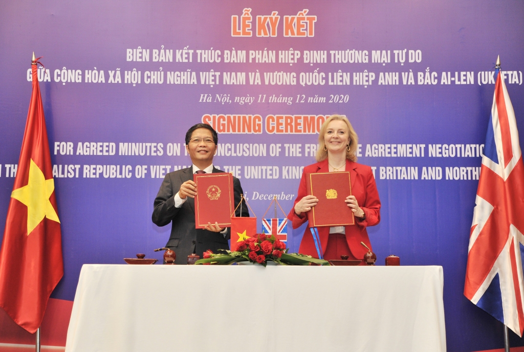 Kết thúc đàm phán FTA Việt Nam-Vương quốc Anh