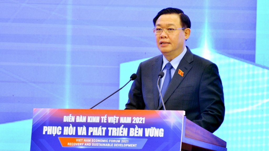 Chủ tịch Quốc hội Vương Đình Huệ: Bảo đảm phát triển kinh tế nhanh nhưng bền vững