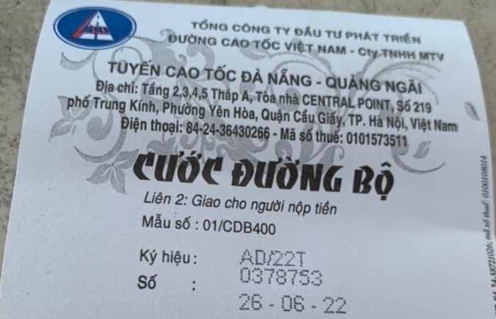 Từ 1/7, VEC sẽ sử dụng hóa đơn điện tử trên các tuyến cao tốc