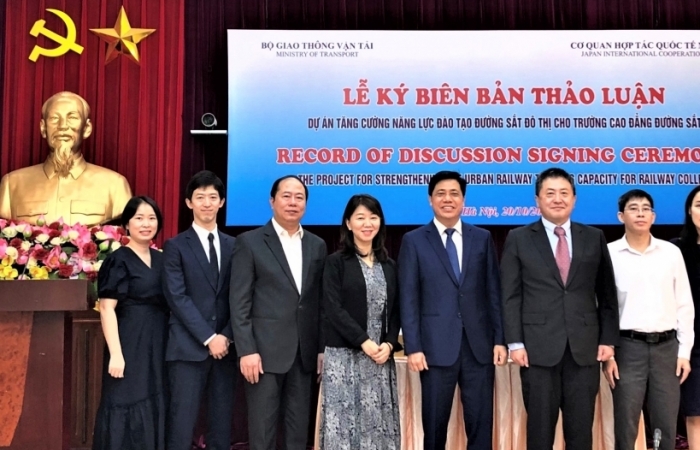 JICA hỗ trợ Việt Nam tăng cường năng lực đào tạo nhân lực đường sắt đô thị