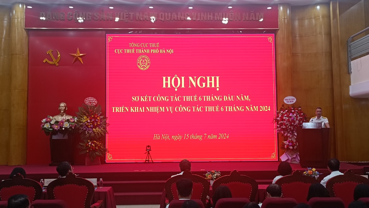 thanh tich chung cua nganh thue 6 thang dau nam co su dong gop lon cua cuc thue ha noi