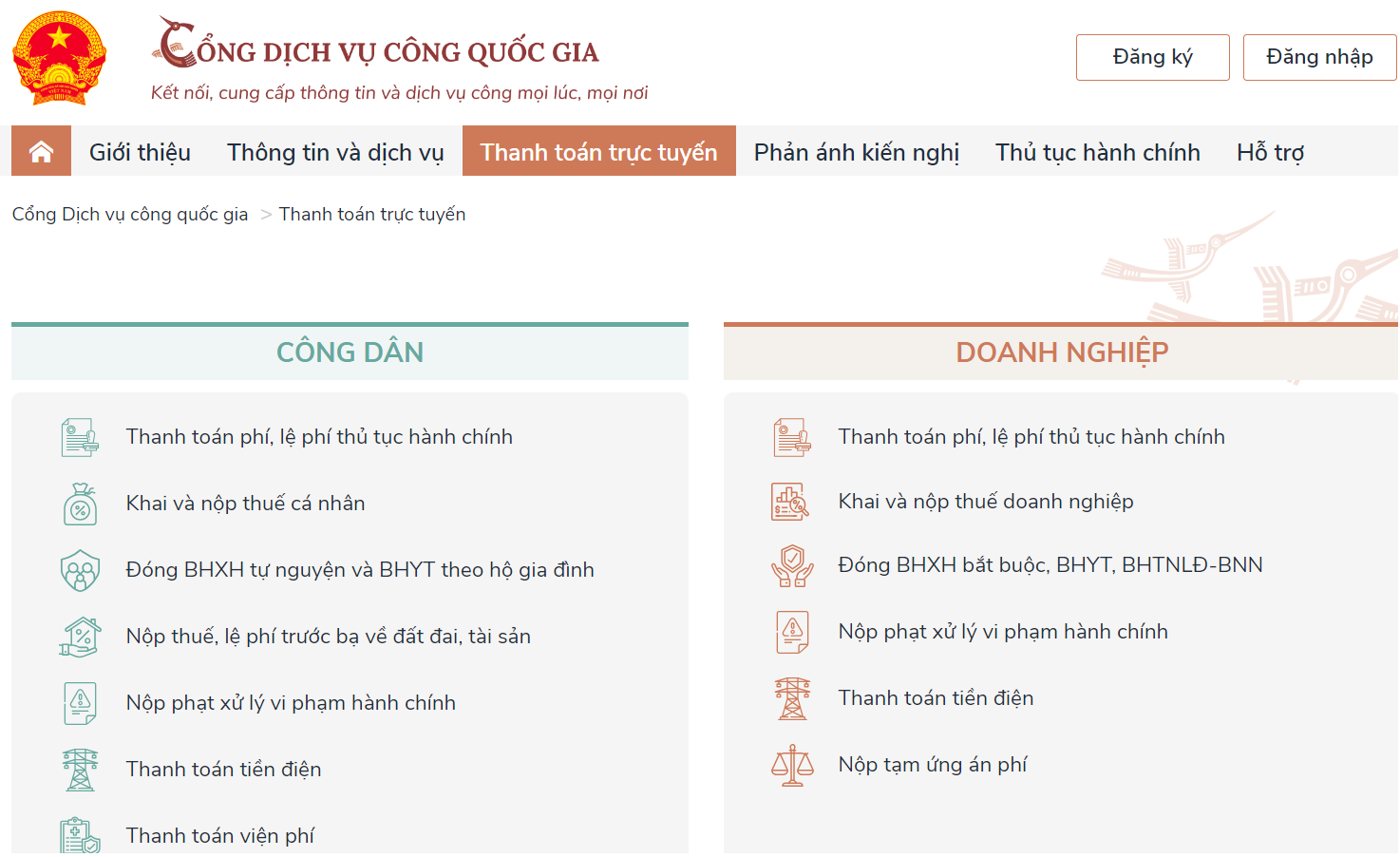 trien khai quy trinh thanh toan nghia vu tai chinh ve dat dai qua cong dich vu cong quoc gia trien khai quy trinh thanh toan nghia vu tai chinh ve dat dai qua cong dich vu cong quoc gia
