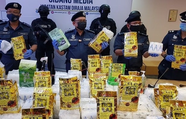 Thu giữ 184kg ma túy tại sân bay quốc tế Kuala Lumpur