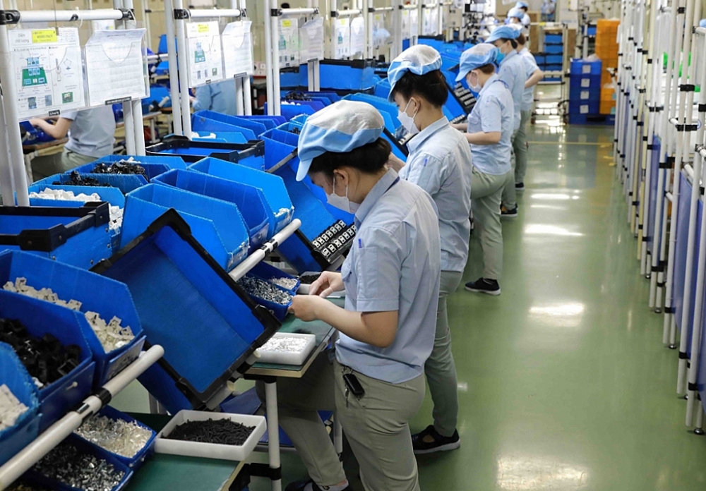 Hoạt động sản xuất tại nhà máy của Công ty TNHH Panasonic Life Solutions Việt Nam (Bình Dương). Ảnh : TL