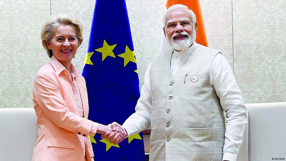 Chủ tịch EC Ursula von der Leyen và Thủ tướng Ấn Độ Narendra Modi công bố thành lập TTC 
