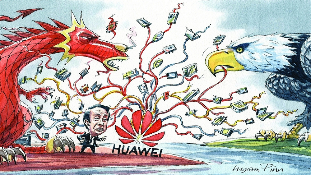 Huawei trả giá đắt cho cuộc chiến công nghệ Mỹ-Trung  Ảnh: Financial Times