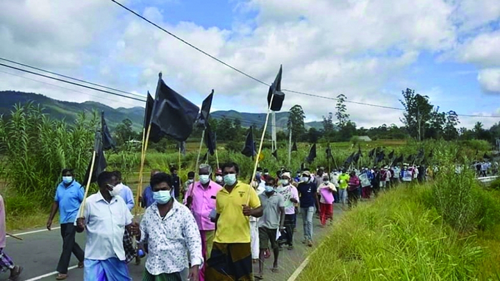Nông dân Sri Lanka tuần hành yêu cầu Chính phủ viện trợ phân bón