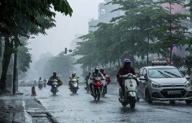 10 ngay toi, ca nuoc tiep tuc nang nong, co mua dong vao chieu toi hinh anh 1