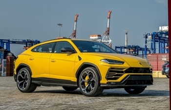 Ngắm nhìn siêu phẩm Lamborghini Urus  vừa cập cảng Hải Phòng