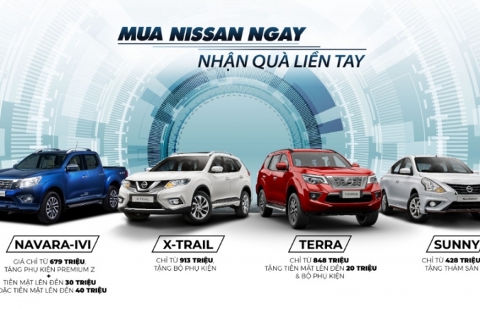 Tháng 9/2020, Nissan Việt Nam tiếp tục ưu đãi khủng