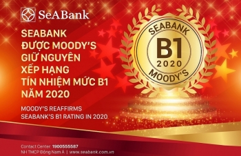 SeABank được Moody's giữ xếp hạng tín nhiệm B1
