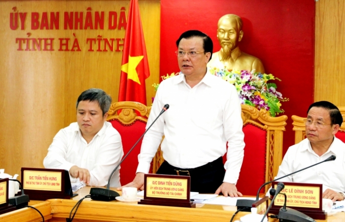 Bộ trưởng Bộ Tài chính: Tin rằng Hà Tĩnh sẽ là một trong số địa phương hoàn thành dự toán ngân sách 2020