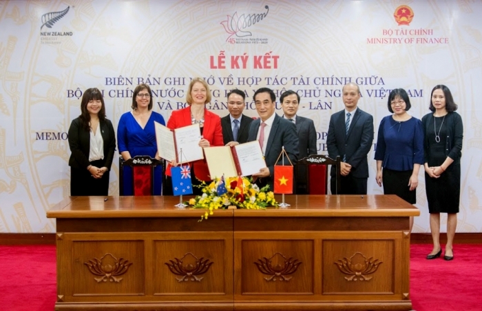 Việt Nam - New Zealand ký biên bản hợp tác tài chính