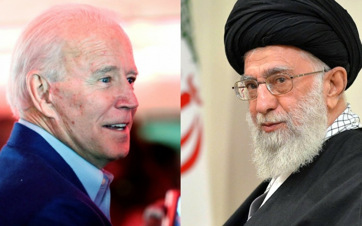 Tổng thống Mỹ Biden và Tổng thống Iran Rouhani. Ảnh: The Wire.