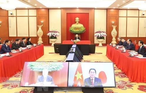 Tổng Bí thư nêu những phương hướng nhằm tăng cường quan hệ Việt-Nhật