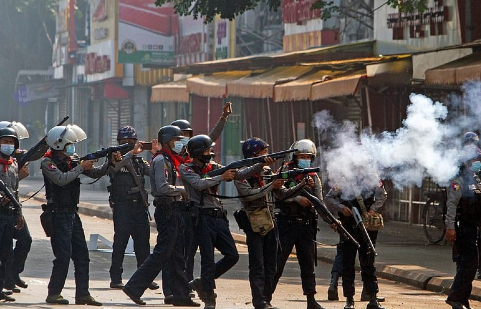 Trung Quốc lặng yên trước cuộc biểu tình hậu đảo chính ở Myanmar