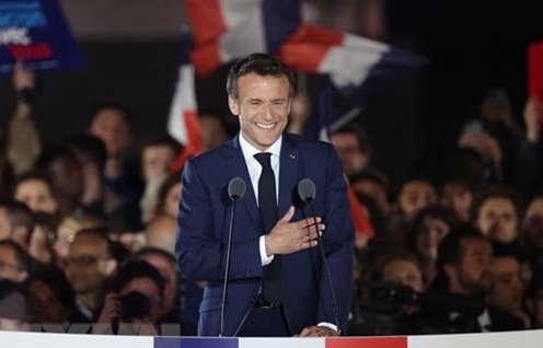 Nước Pháp và thế giới chào đón Tổng thống Emmanuel Macron tái đắc cử
