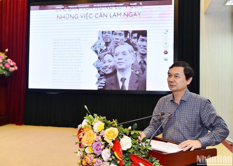 Khai trương Trang thông tin đặc biệt Tổng Bí thư Nguyễn Văn Linh và “Những việc cần làm ngay” ảnh 4