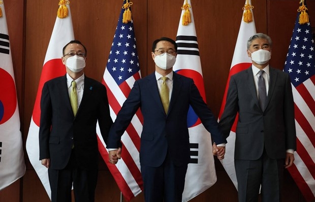 Mỹ, Nhật Bản, Hàn Quốc cam kết tăng cường hợp tác về vấn đề Triều Tiên