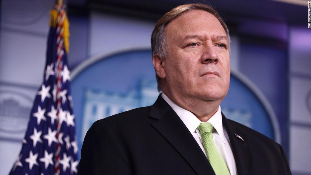 Ngoại trưởng mỹ mike pompeo. Ảnh: cnn