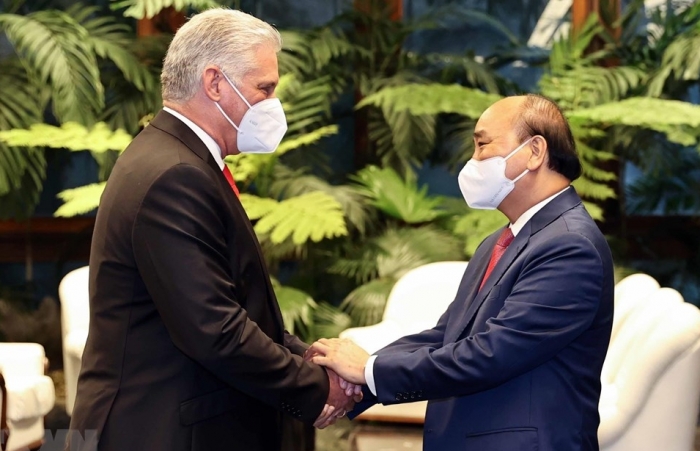 Chủ tịch Diáz-Canel: Cuba không lẻ loi nhờ tình đoàn kết của Việt Nam