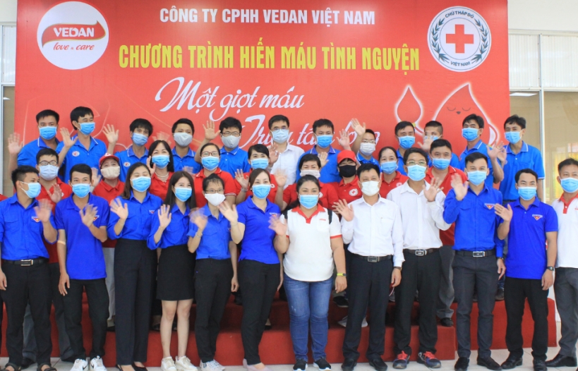 Vedan Việt Nam tổ chức chương trình hiến máu tình nguyện “Một giọt máu – triệu tấm lòng”