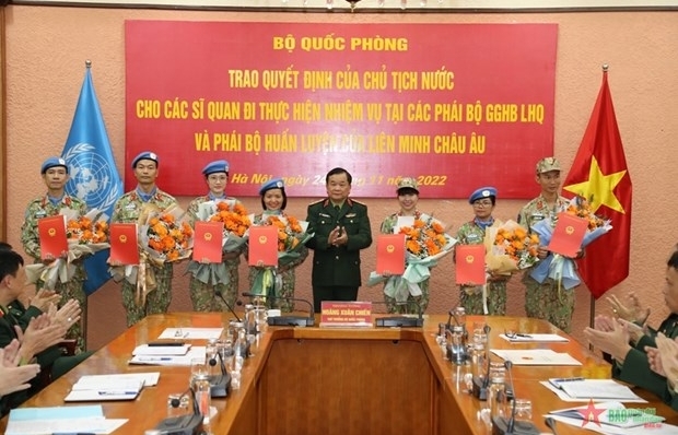 Việt Nam lần đầu cử sỹ quan gìn giữ hòa bình tham gia phái bộ của EU
