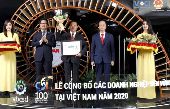 Vedan Việt Nam duy trì danh hiệu "Top 100 doanh nghiệp phát triển bền vững năm 2020"