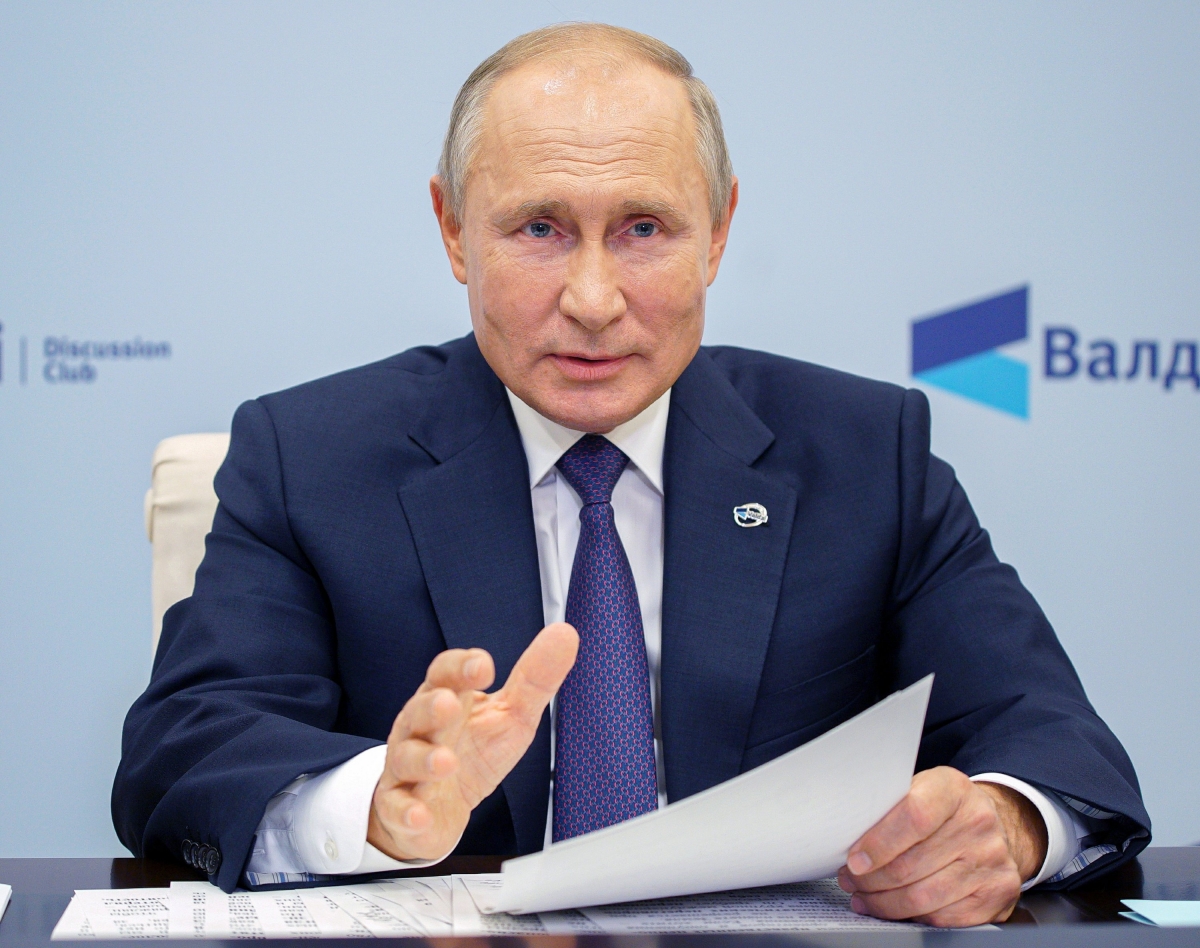 Tổng thống Nga Putin từng cho biết ông sẽ xem xét việc xây dựng một liên minh chính thức với Trung Quốc. Nguồn: AP.